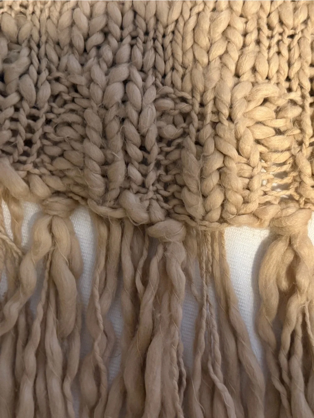 Women’s Chunky, Oversized Crochet Scarf/Poncho